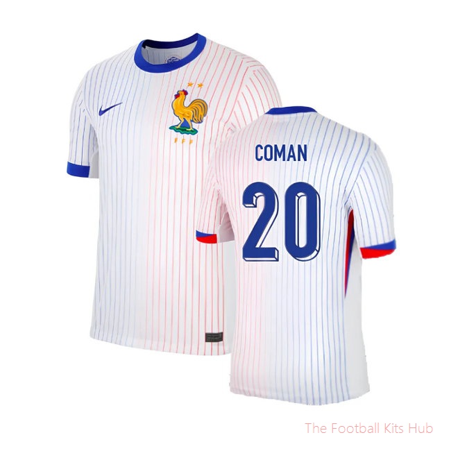 2024-2025 France Away Shirt (Coman 20)-unisoccer store